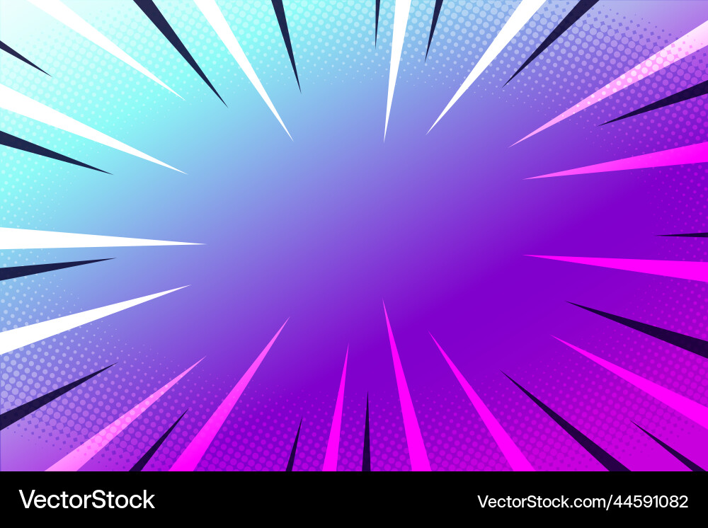 Gradient zoom effect background Vector Image