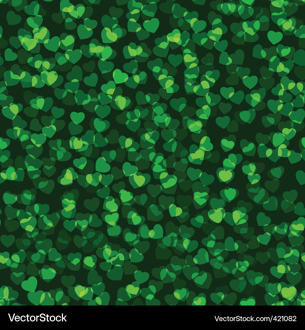 Heart Valentine Seamless Pattern Vector Image