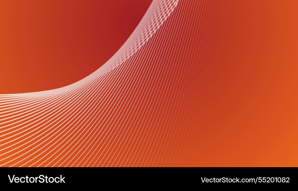 Orange abstract background with curve line Orange abstract background with curve line Vector Image