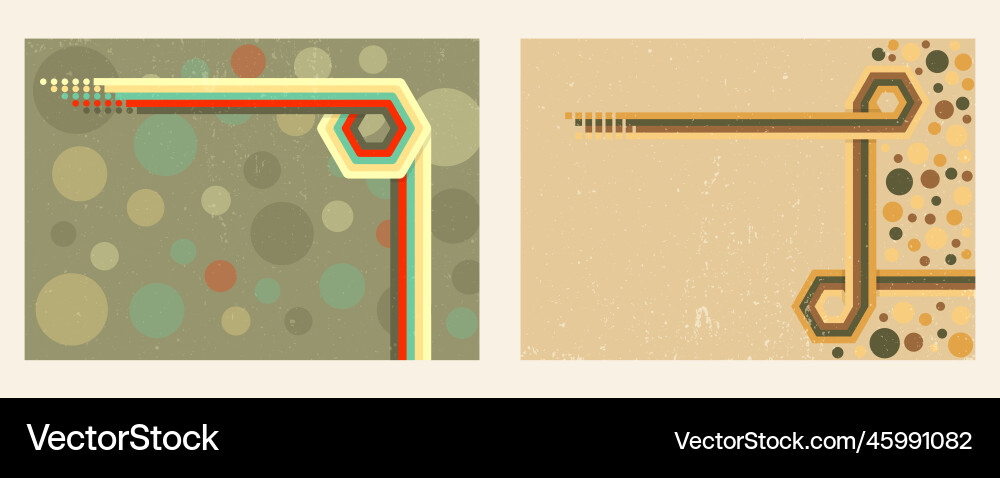 Simple retro background with stripe design element Simple retro background with stripe design element vector image