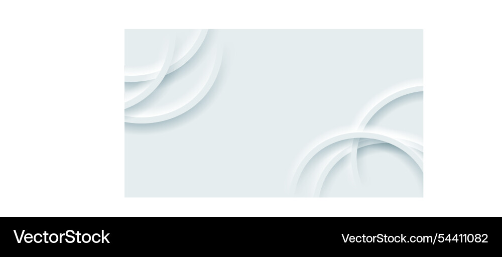 White abstract background with overlapping wavy White abstract background with overlapping wavy vector image