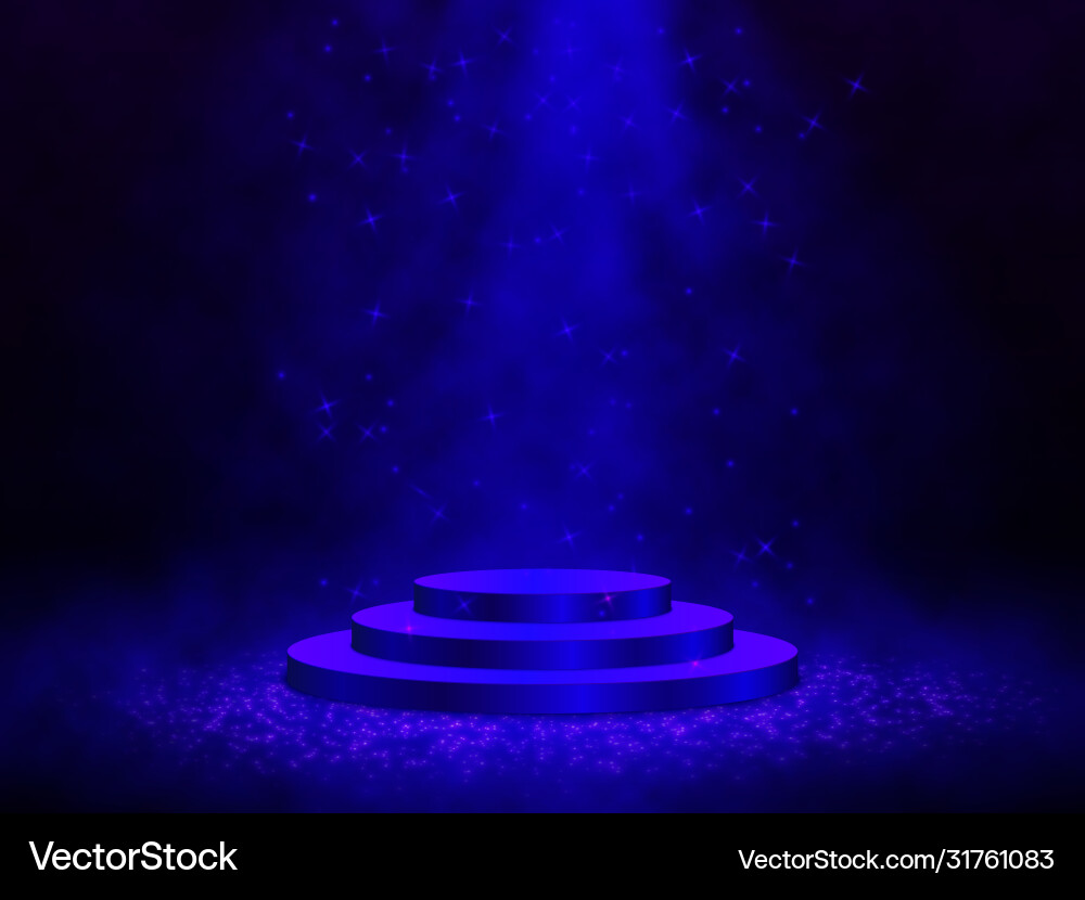 3d render abstract composition with podium 3d render abstract composition with podium Vector Image