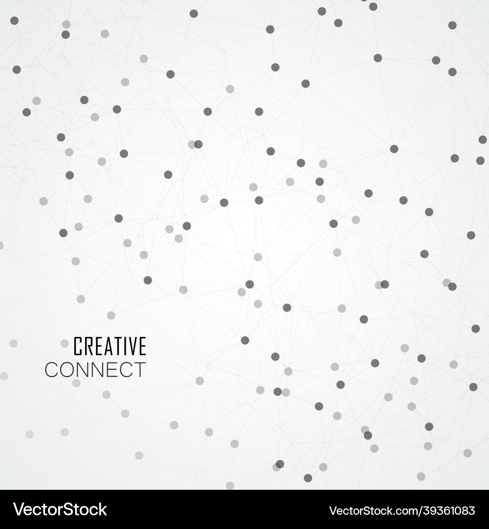 Abstract connection design and technology Vector Image