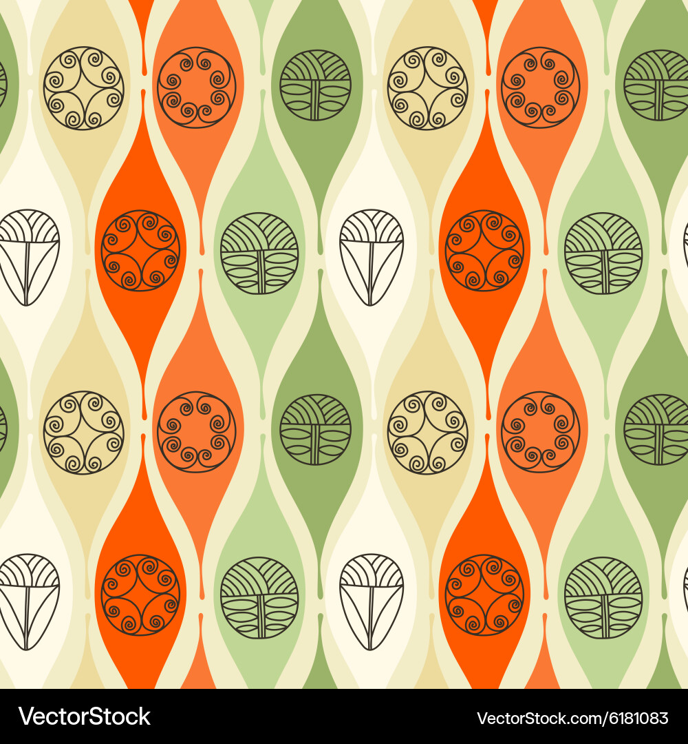 Abstract seamless pattern modern style motif vector image