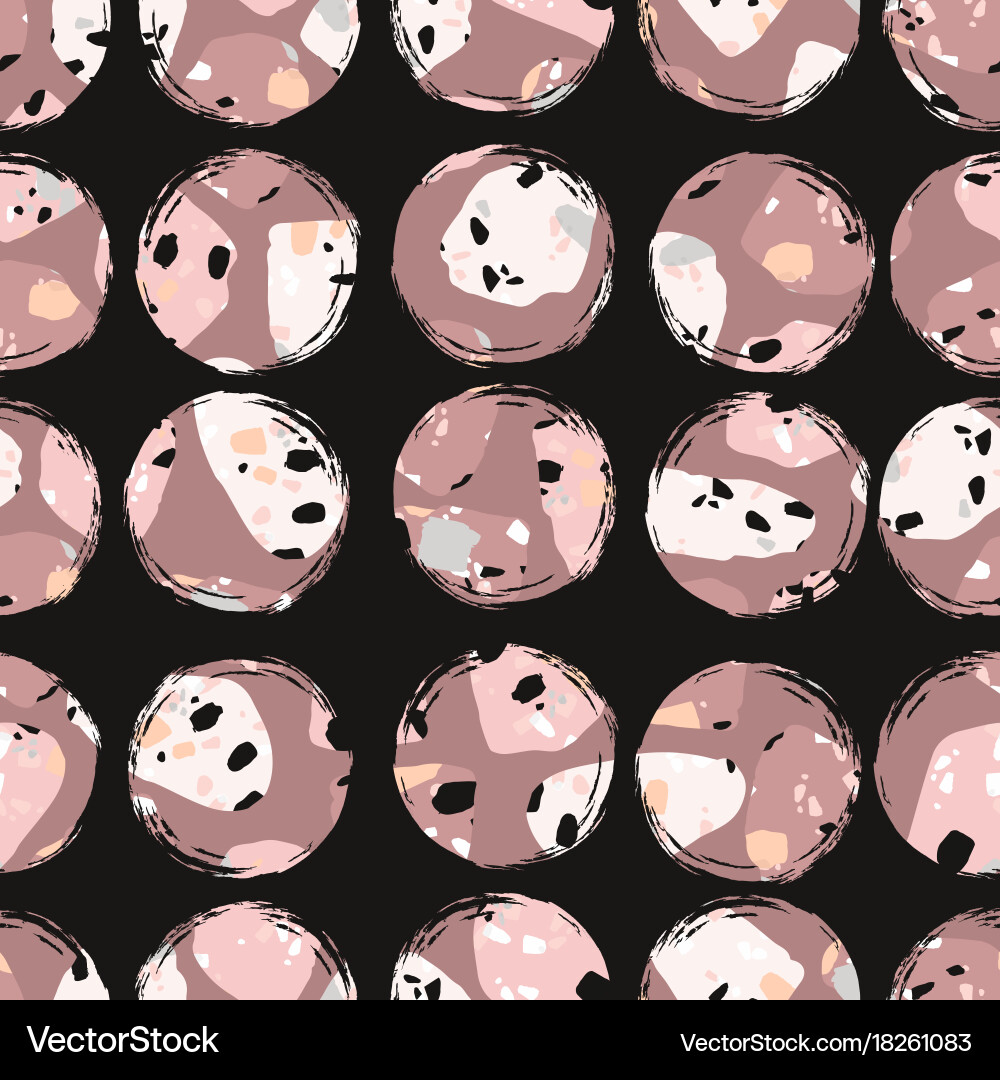 Abstract seamless pattern with stone texture Vector Image