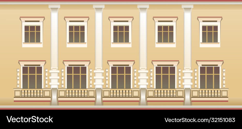 Architectural Window Pattern vector image