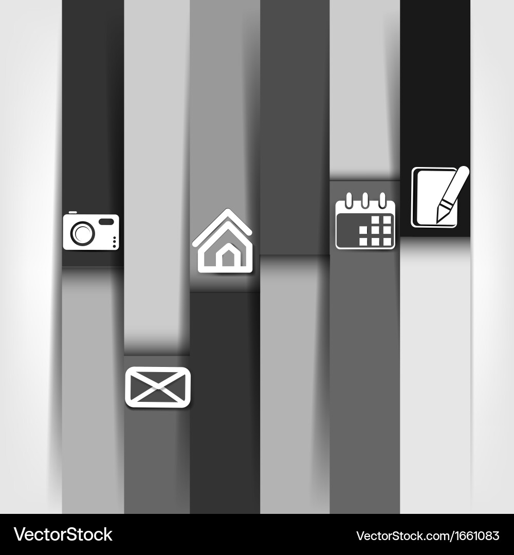 Blank for text with infographic elements Vector Image