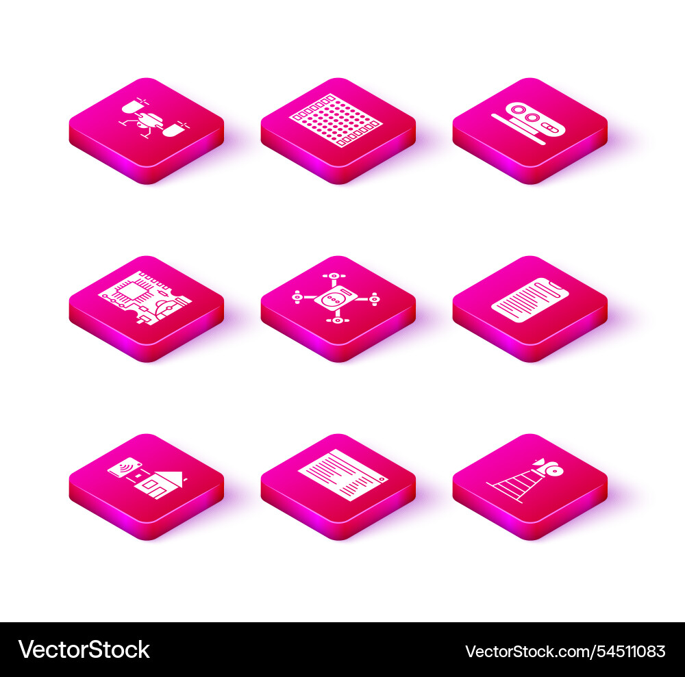 Set smart home software web developer programming Set smart home software web developer programming vector image