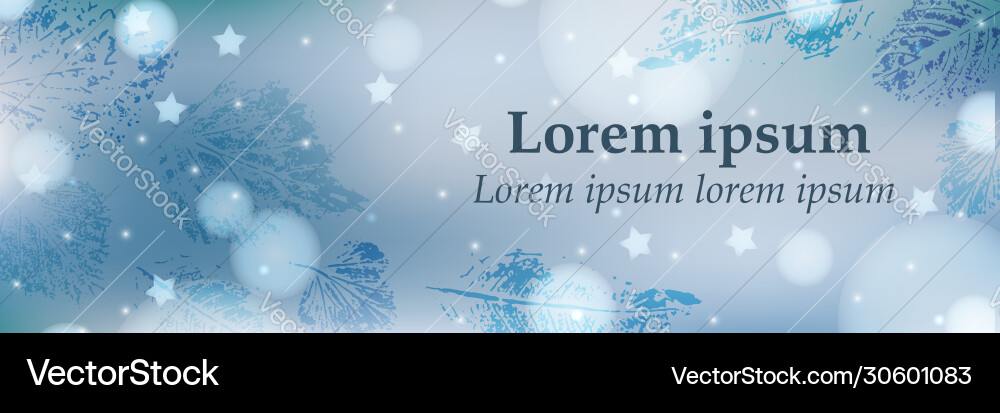 Winter background with text abstract Winter background with text abstract Vector Image