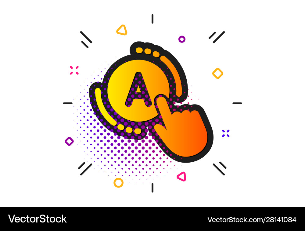 Ab testing icon ui test button sign Vector Image