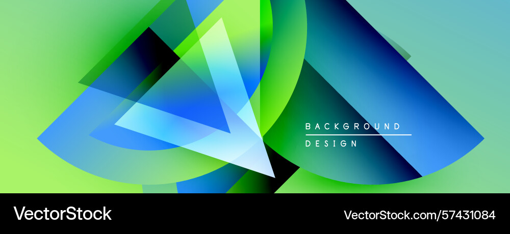 Abstract geometric shapes overlap creating Abstract geometric shapes overlap creating vector image