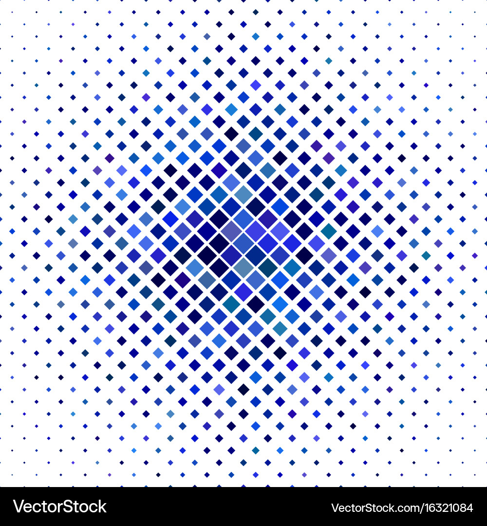 Blue square pattern background from squares vector image