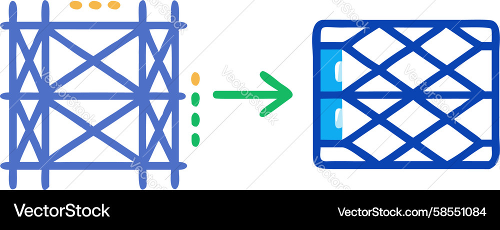 Data Stream Networks Vector Image