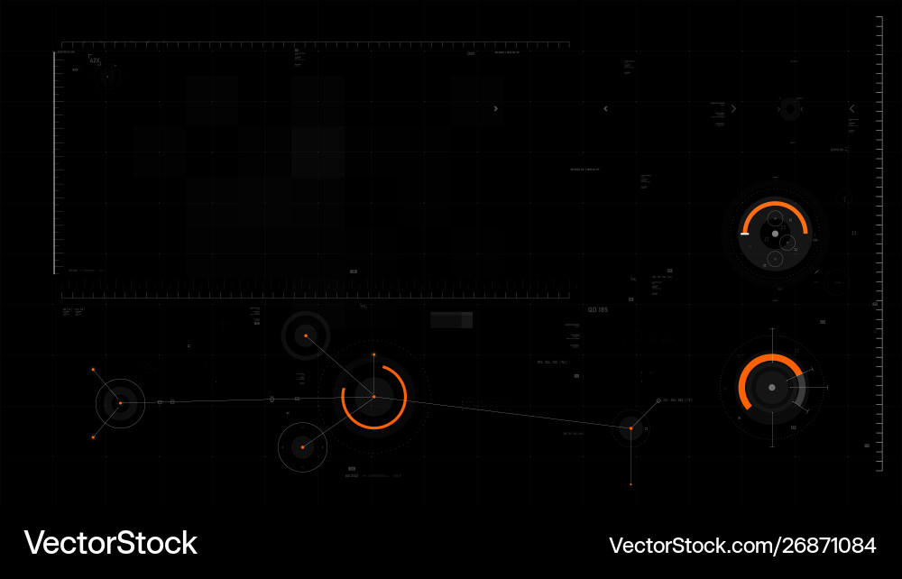 Futuristic user interface design element video Futuristic user interface design element video vector image