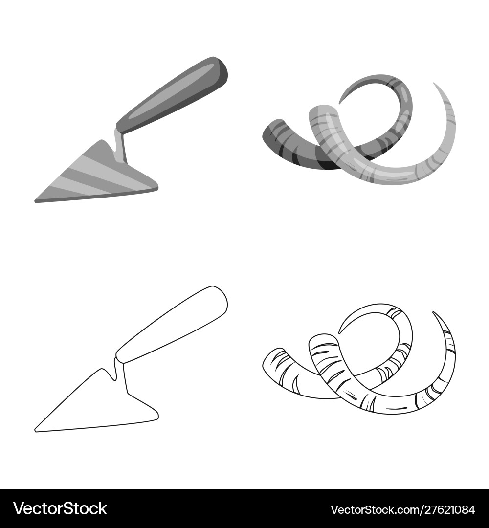 Isolated object story and items symbol set Vector Image
