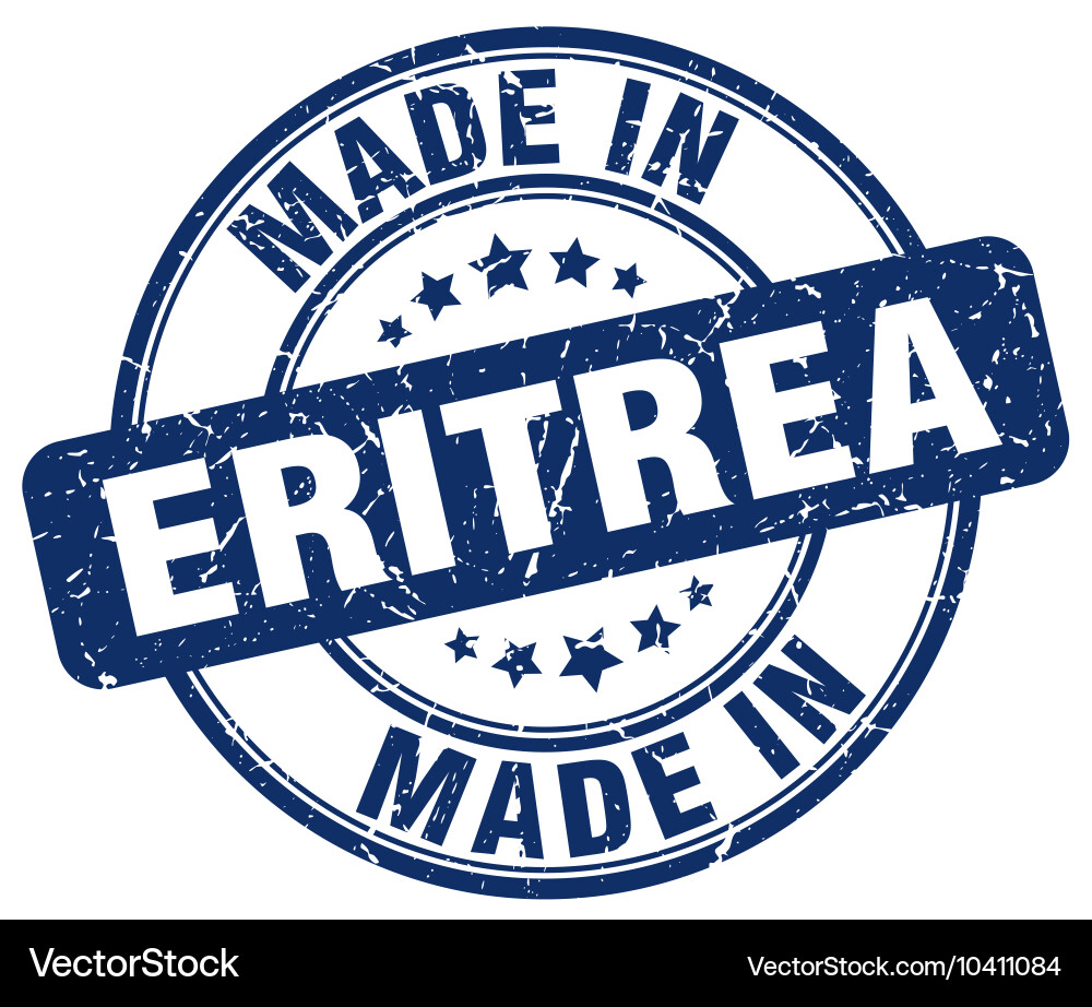 Made in eritrea Vector Image