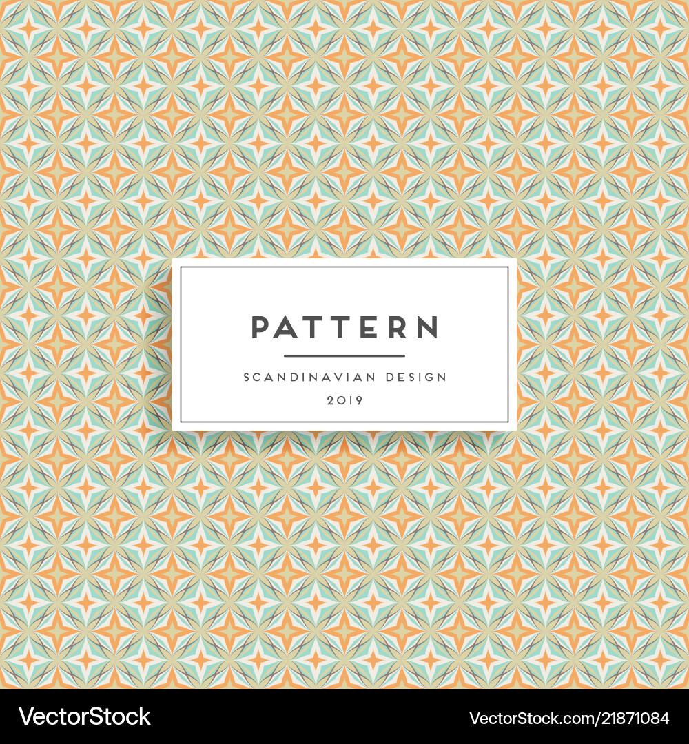 Scandinavian seamless pattern fabric print design Scandinavian seamless pattern fabric print design vector image