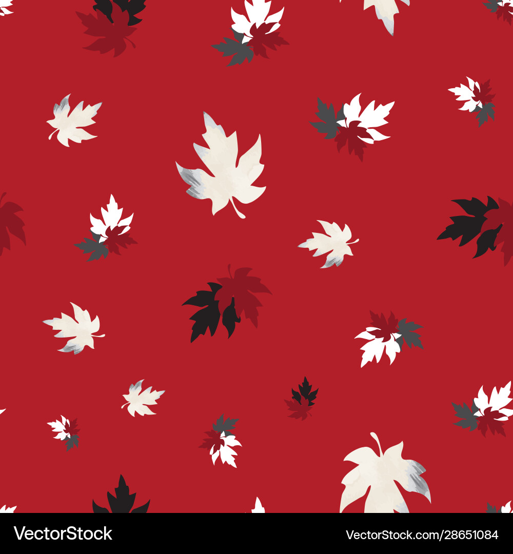 Seamless pattern with patterned leaves complex Seamless pattern with patterned leaves complex vector image