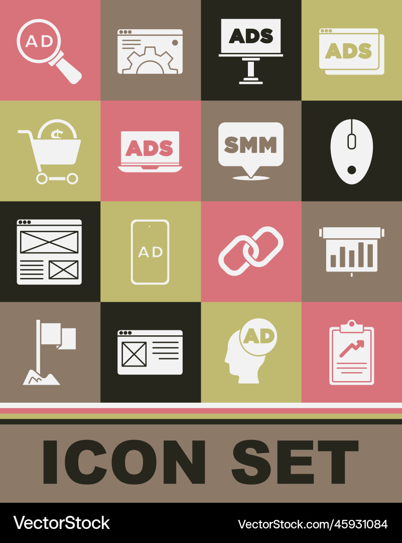 Set clipboard with graph chart board computer Vector Image
