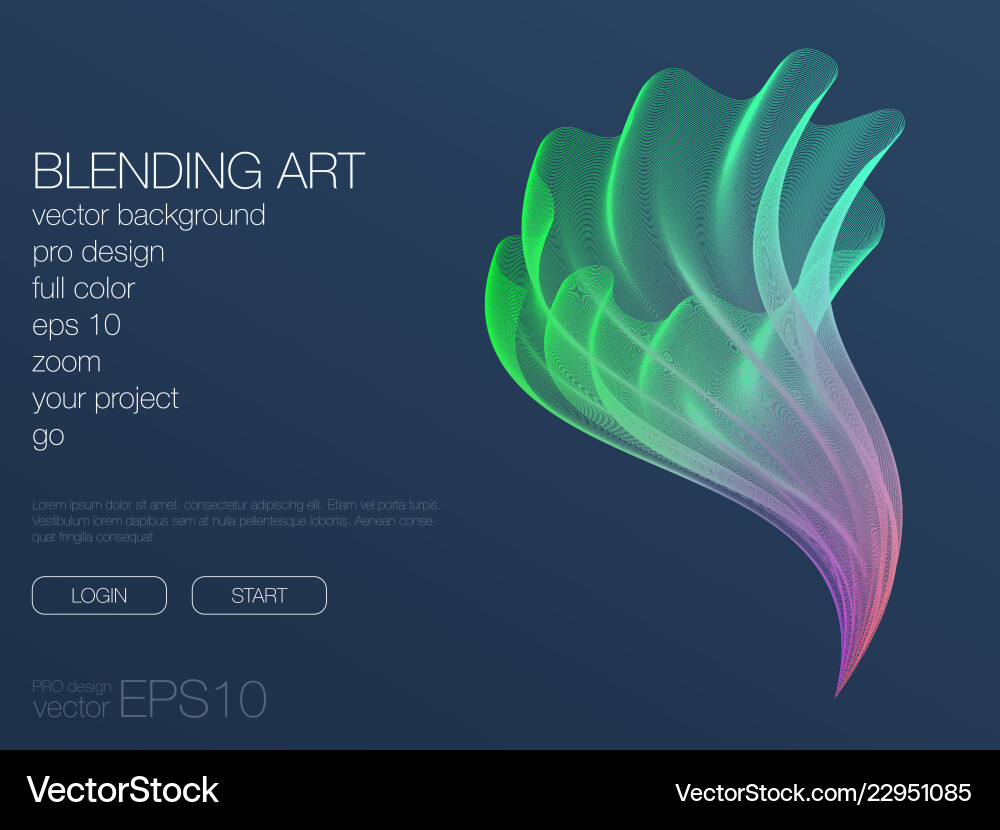 Abstract blend background template for web site Abstract blend background template for web site vector image