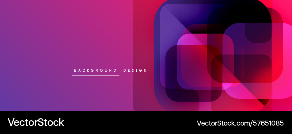 Abstract gradient background overlapping squares Abstract gradient background overlapping squares vector image