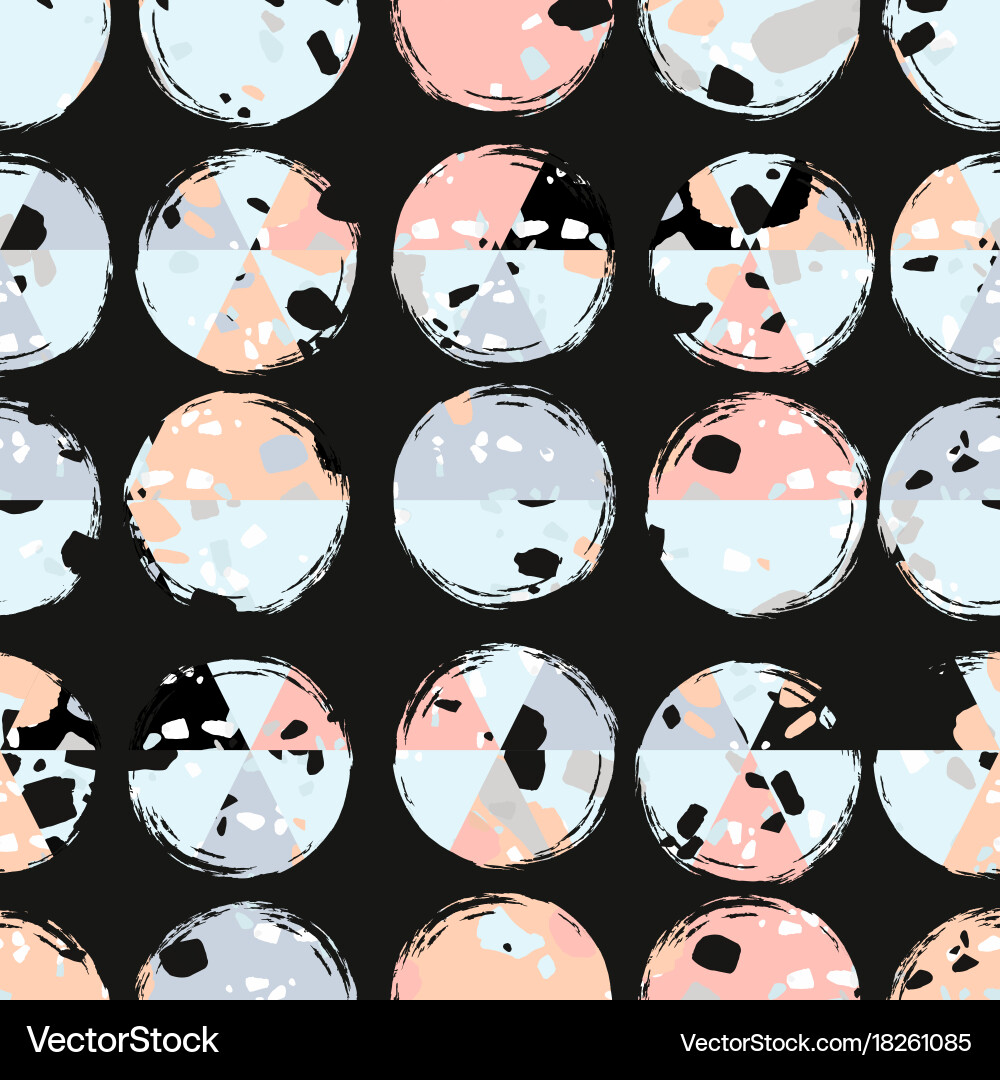 Abstract seamless pattern with stone texture Vector Image