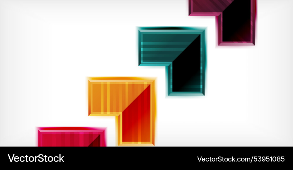 Arrow symbols created with 3d effects and line Arrow symbols created with 3d effects and line vector image