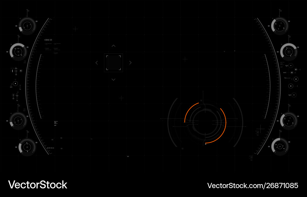 Futuristic user interface design element video Futuristic user interface design element video vector image