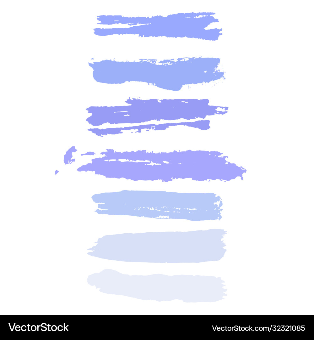 Grunge paintbrush texture abstract blobs Grunge paintbrush texture abstract blobs vector image