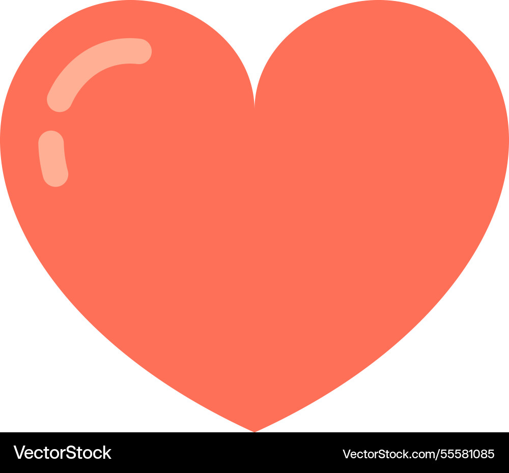 Love flat web icon concept Royalty Free Vector Image