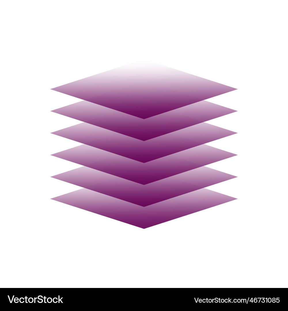 Stacked tower abstract server hdd hosting Stacked tower abstract server hdd hosting vector image