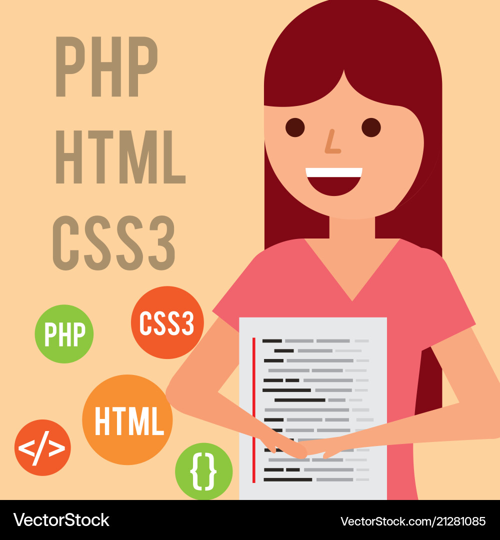 Website der Programmcodierung Website der Programmcodierung vektorbild