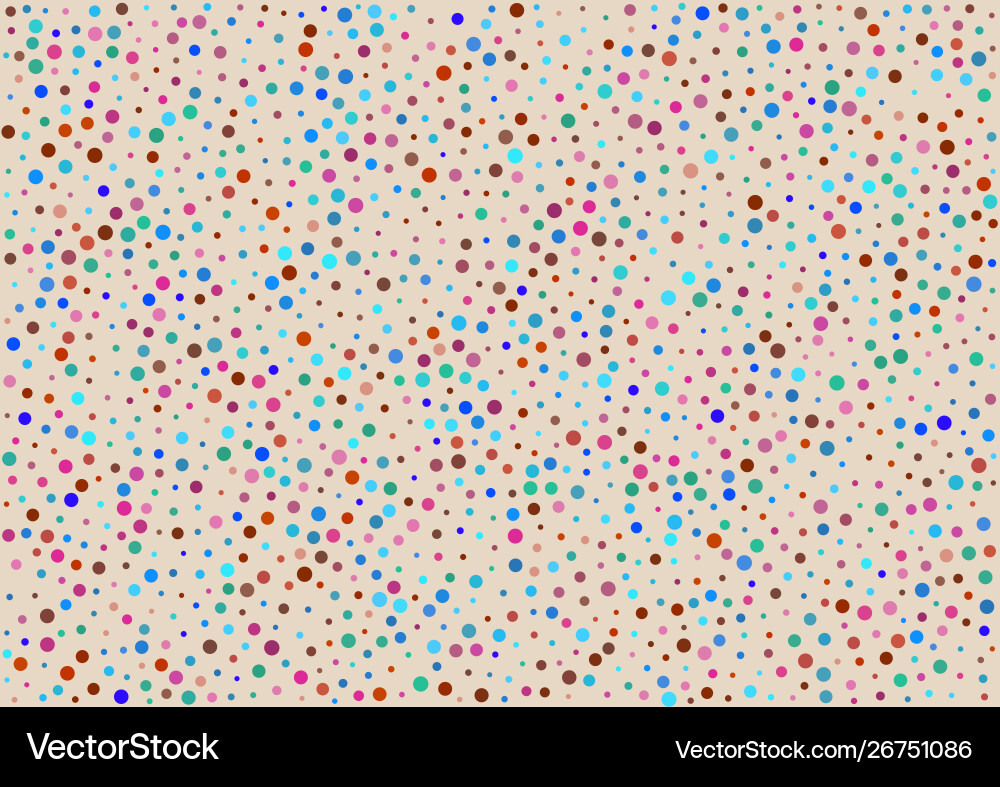 Background with color dots vector image