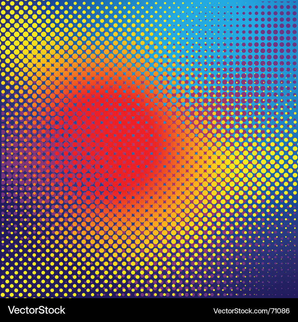 Modern Halftone Pattern Background Vector Image