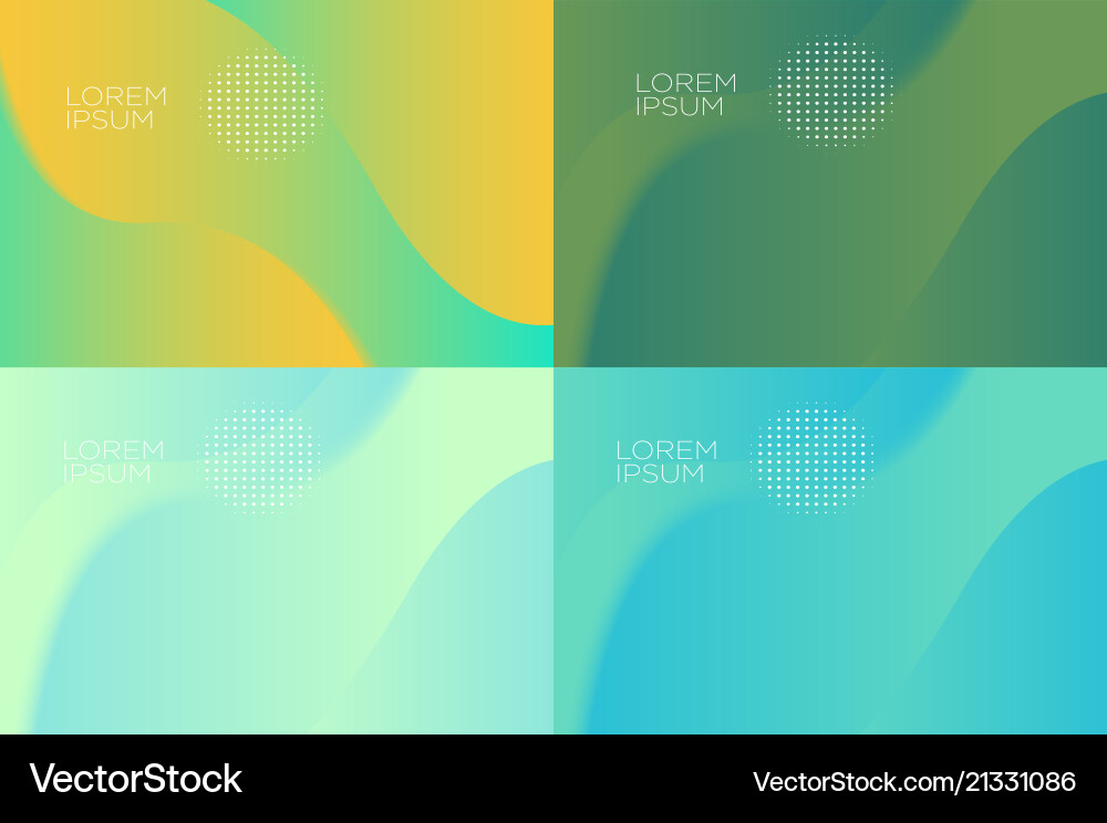 Smooth abstract colorful backgrounds set - eps10 Smooth abstract colorful backgrounds set - eps10 Vector Image