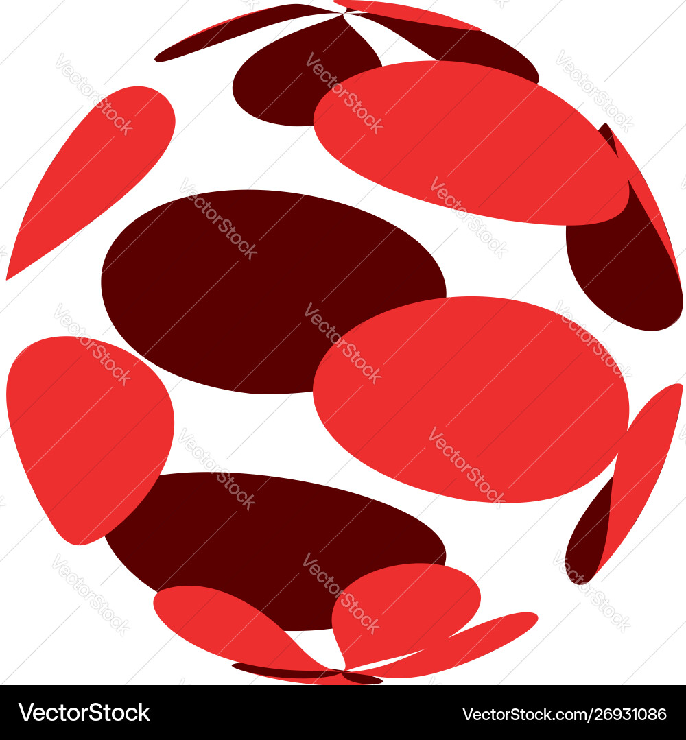 Sphere 3d circle shape abstract ball globe orb Sphere 3d circle shape abstract ball globe orb vector image