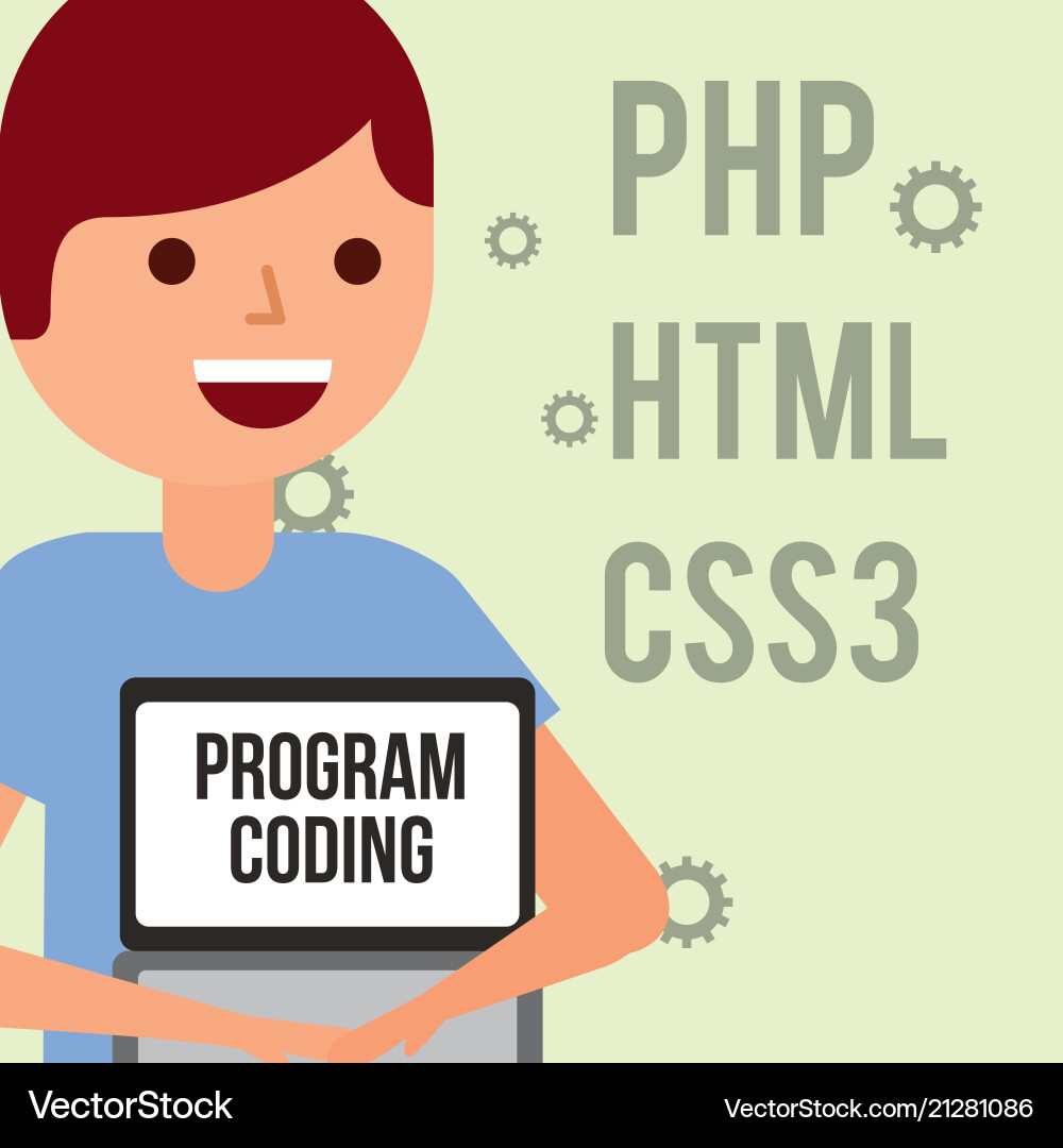 Website der Programmcodierung Website der Programmcodierung vektorbild