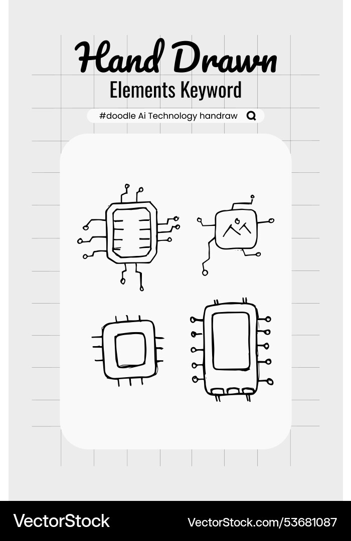Artificial ai brain icon machine digital robot Vector Image