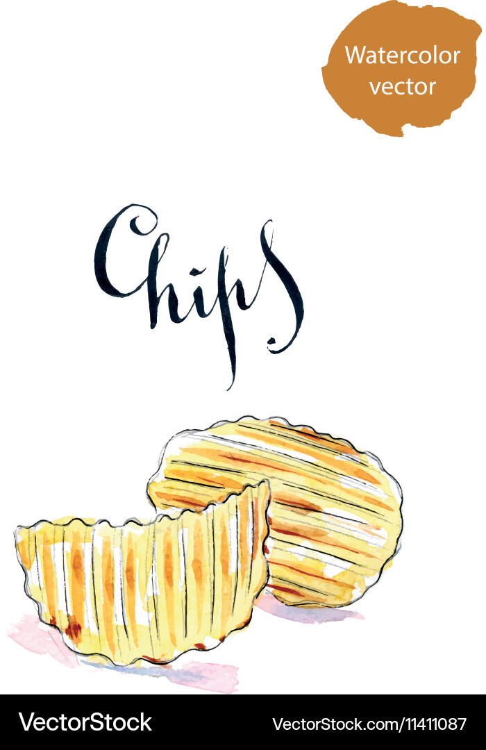 Chips Royalty Free Vector Image - VectorStock