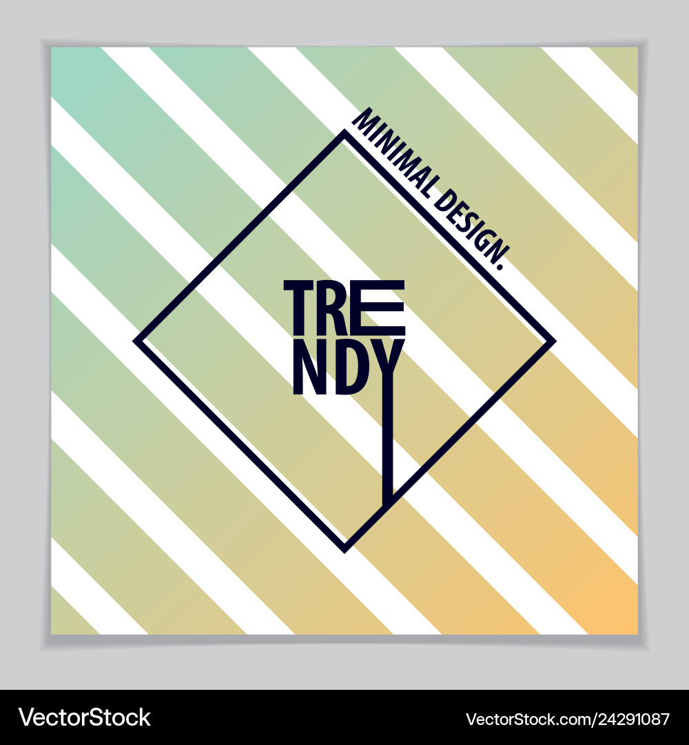 Cover with minimal design web commerce or events Vector Image