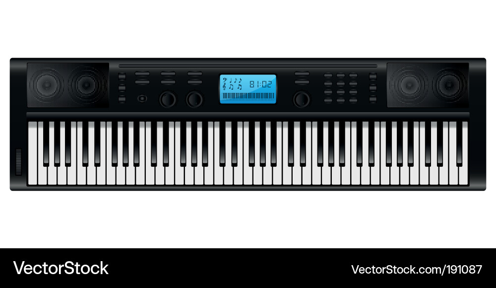 Digital Synthesizer Vector Image