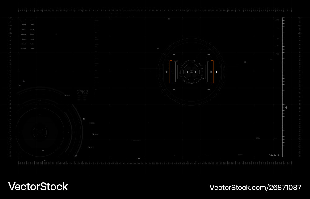 Futuristic user interface design element video Futuristic user interface design element video Vector Image
