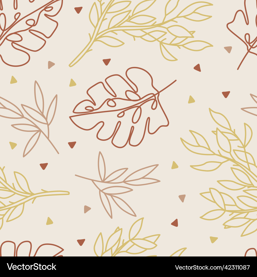 Modern minimalist boho pattern Modern minimalist boho pattern Vector Image