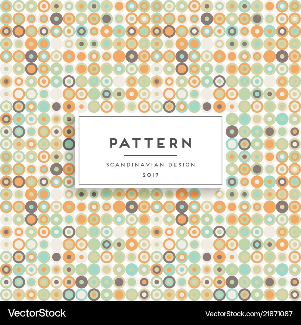 Scandinavian seamless pattern fabric print design Scandinavian seamless pattern fabric print design Vector Image