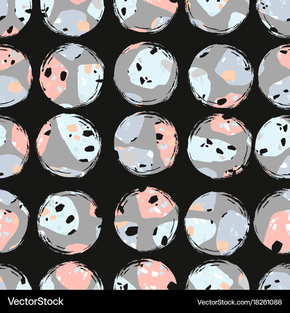 Abstract seamless pattern with stone texture Vector Image
