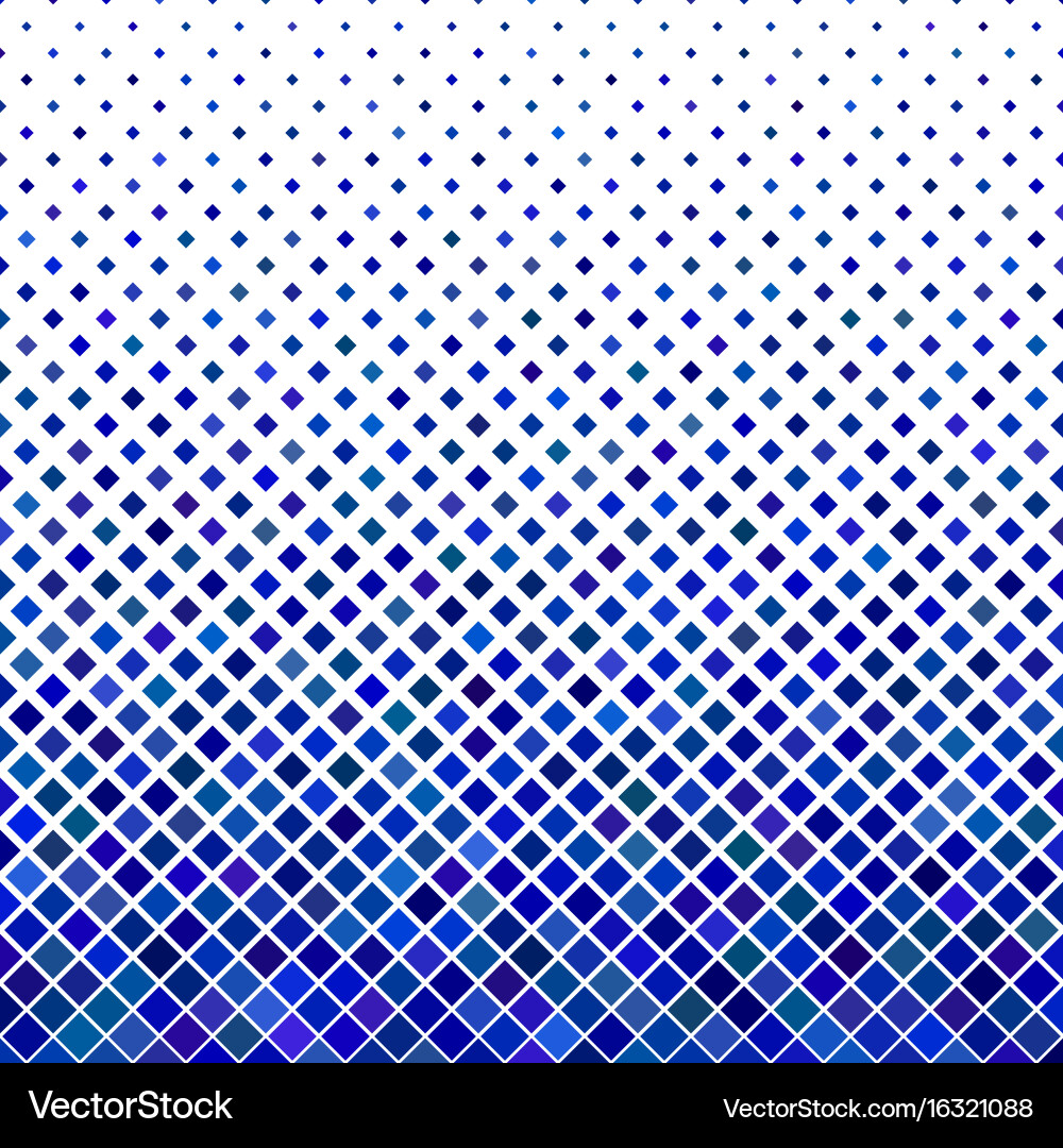 Blue square pattern background from squares vector image