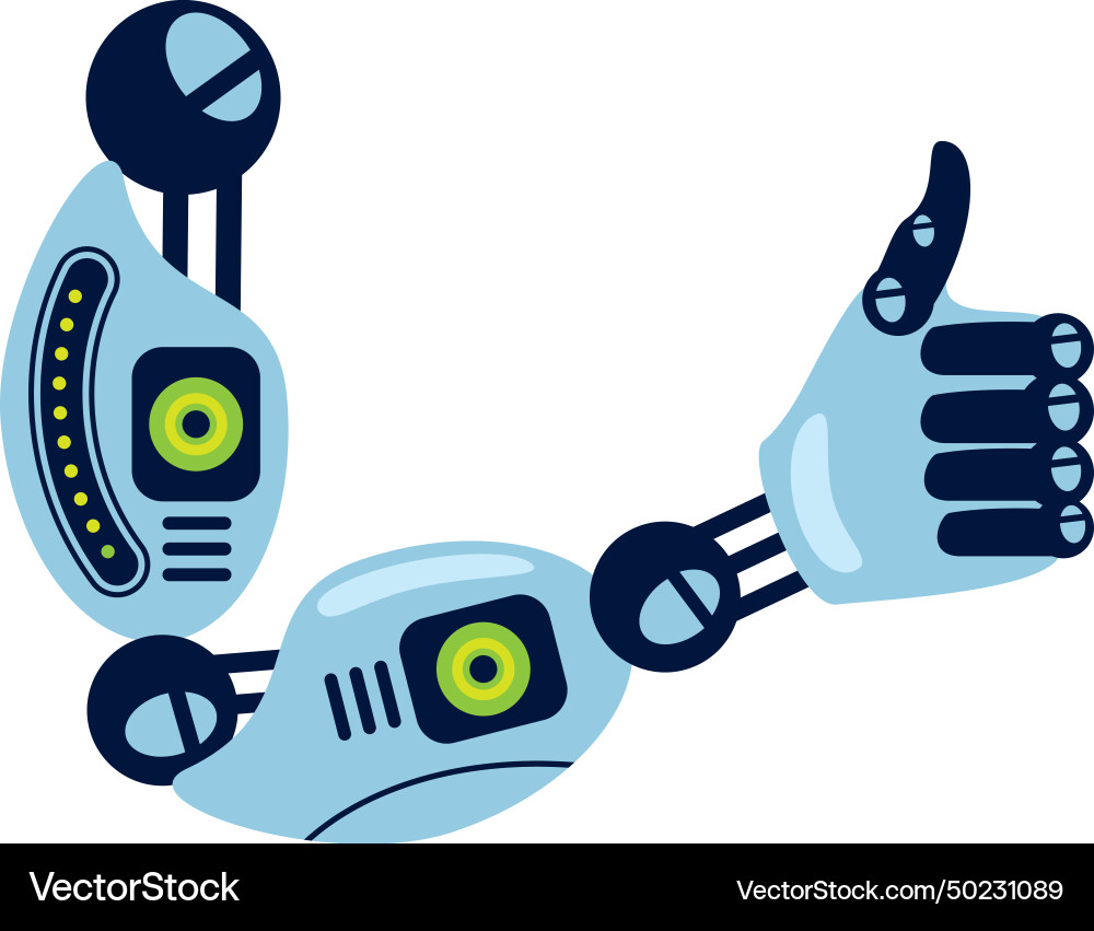 Advanced robotics technology Vector Image