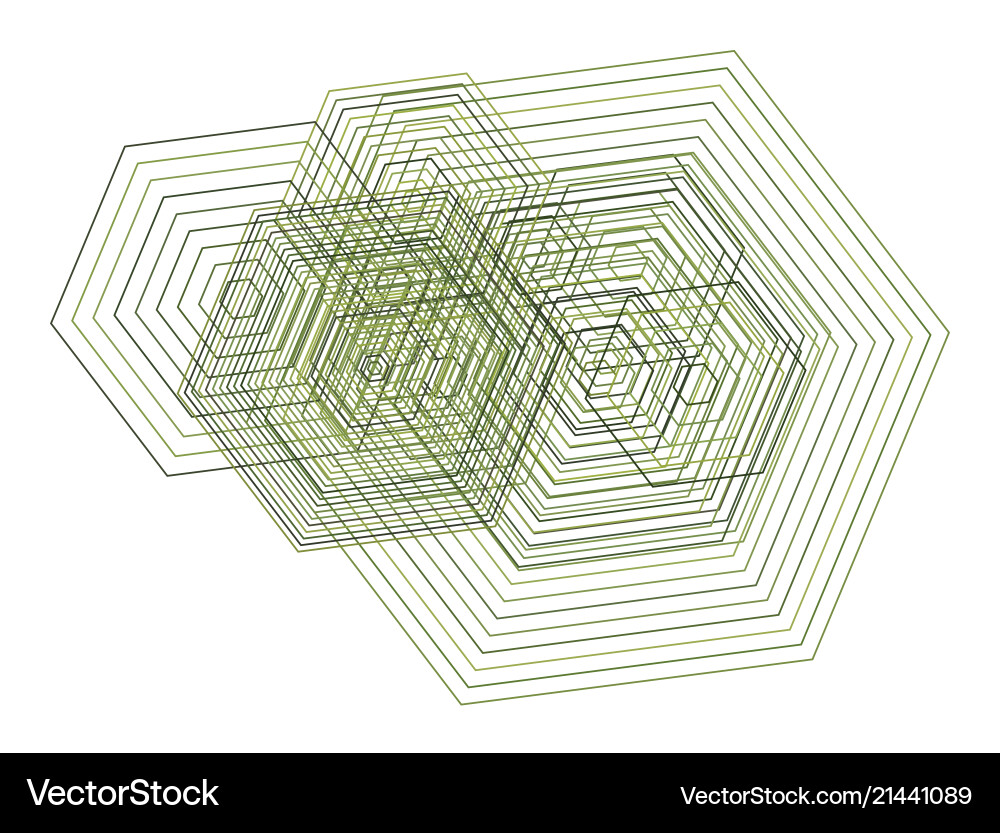Artistic hexagon background pattern abstract vector image
