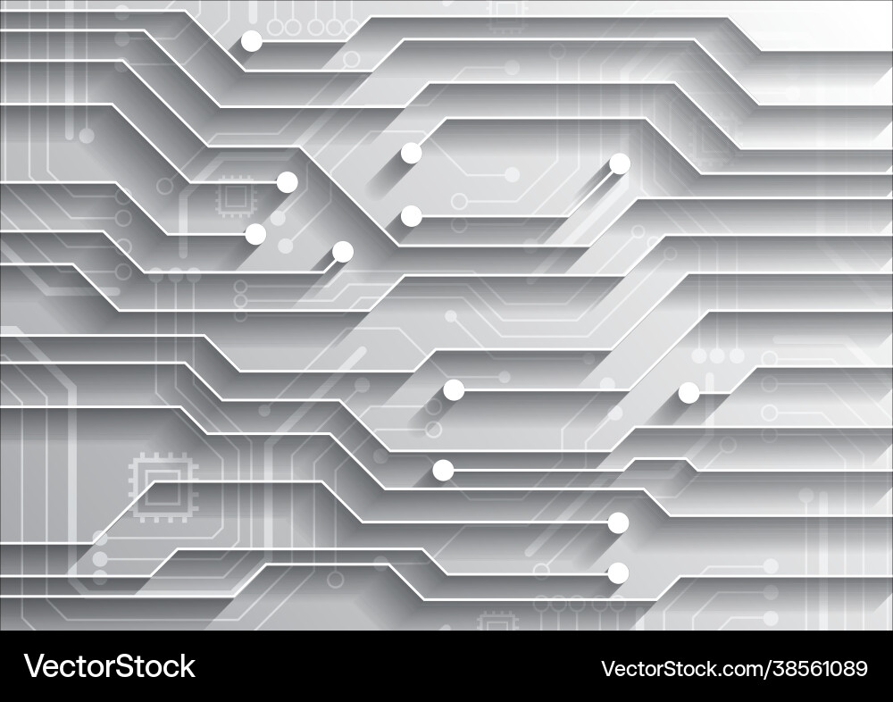 Circuit technology background with hi-tech digital Circuit technology background with hi-tech digital Vector Image