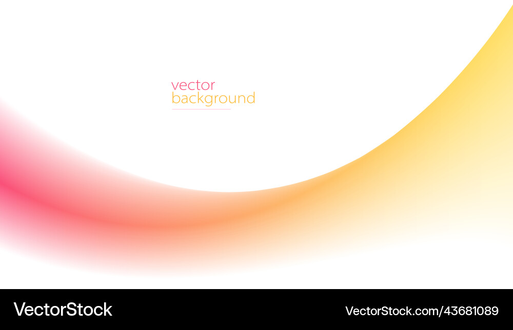 Curve shape flow abstract background in red vector image